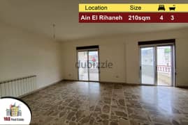 Ain El Rihaneh 210m2 | Open View | Excellent Flat | TO 0