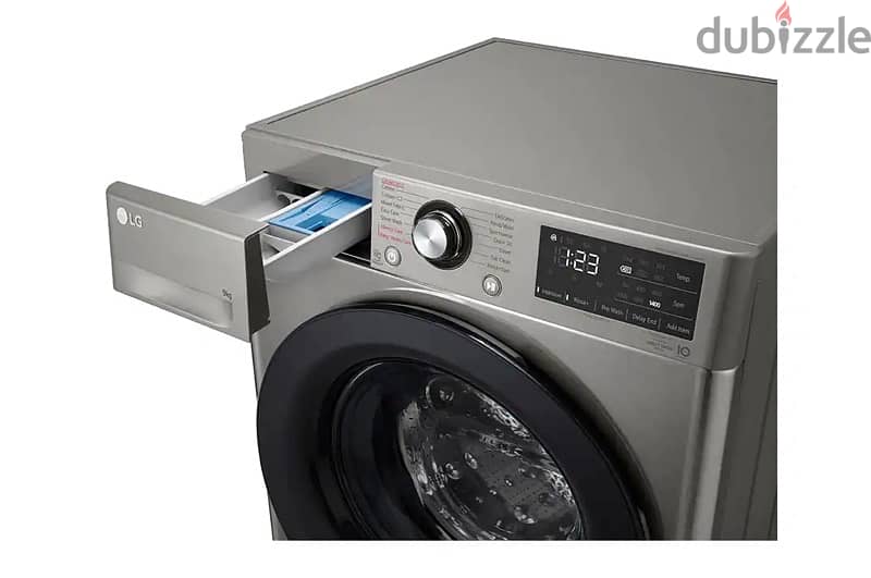 LG 10.5kgغسالة  | Front Load Washing  | AI DD | Steam | ThinQ 2