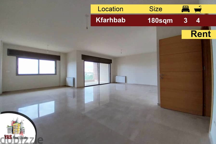 Kfarhbab 180m2 | For Rent | Open View | IV 0