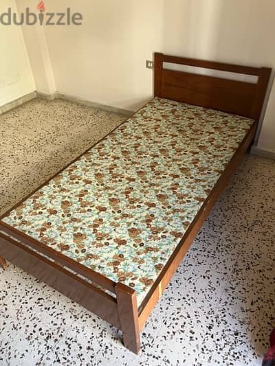 single bed without mattress