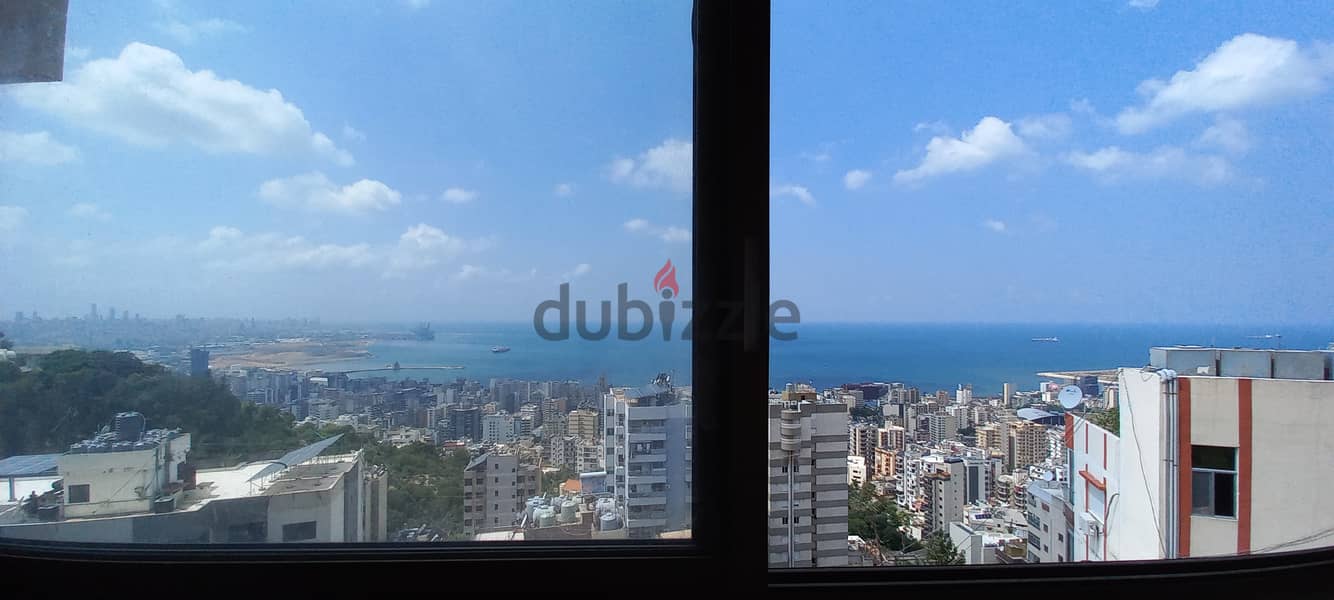 Sea View Overlooking Apartment in Jal El Dib for rent 2