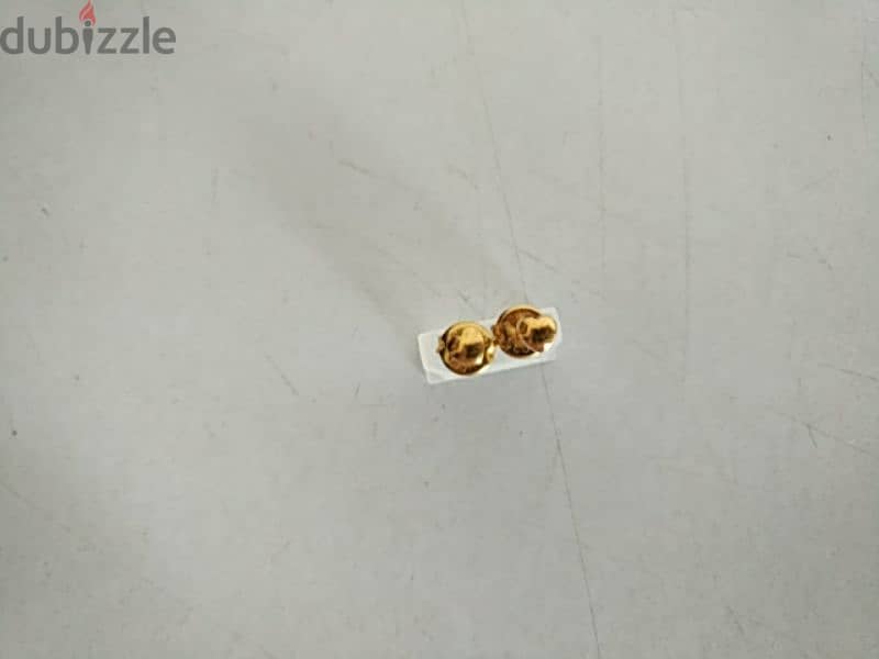 Golden tone earrings - Not Negotiable 1