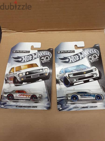 Hotwheels Zamac 50th Anniversary (8 cars) diecast car model 1;64. 3