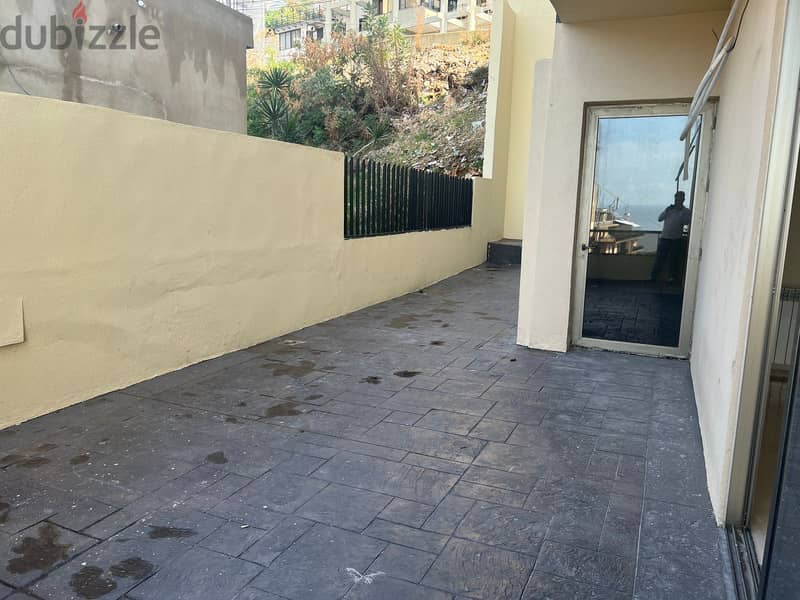 A 135 m2 apartment + having an open sea view for sale in Kfaryassien 1