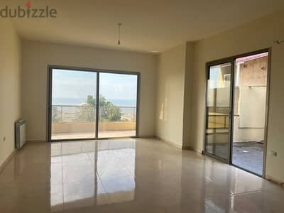 135 m2 apartment+open sea view for sale in Kfaryassien - كفرياسين