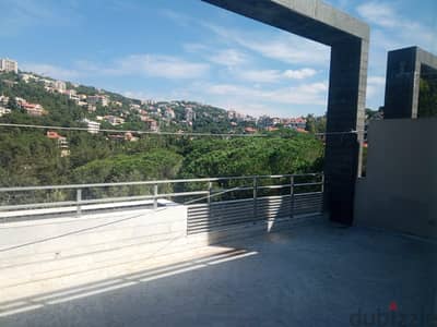 230m2 apartment+terrace+roof for sale in Baabdat - شقة للبيع في بعبدات