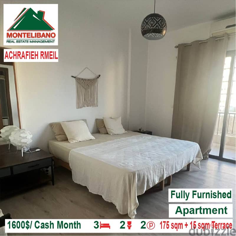 1600$/Cash Month!! Apartment for rent in Achrafieh Rmeil!! 2