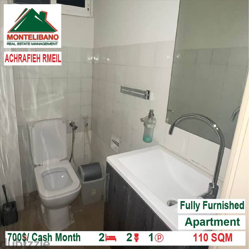 700$/Cash Month!! Apartment for rent in Achrafieh Rmeil!! 3