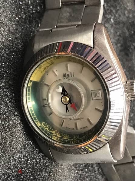 “RARE” DALIL SWISS MUSLIM COLLECTIBLE WATCH AUTOMATIC never used 1