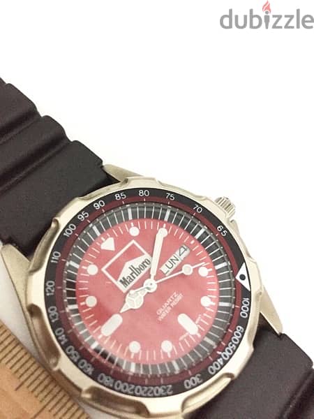 vintage Marlboro wrist watch/ Great vintage 1980’s condition/ 1