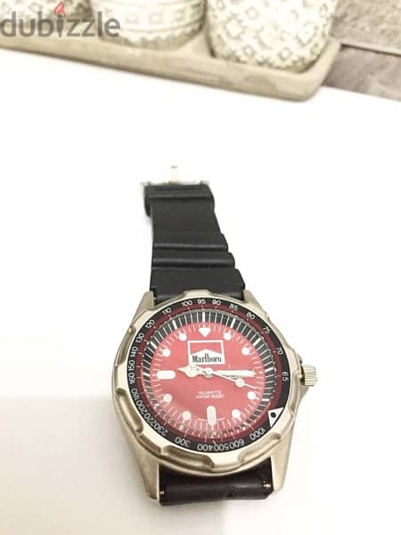 vintage Marlboro wrist watch/ Great vintage 1980’s condition/ 5