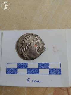 Ancient Greek Seleukid Silver Coin Tetradrachm Demetruis II 130 BC 0