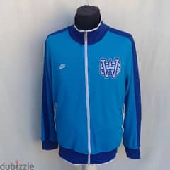 Original "Nike Sportswear" Blue Track Top Jacket Size Men's Med/Lar 0