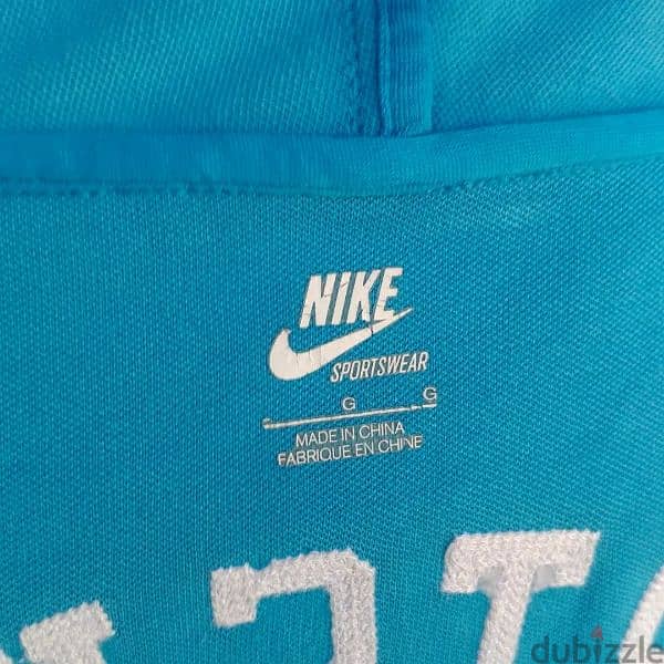 Original "Nike Sportswear" Blue Track Top Jacket Size Men's Med/Lar 5