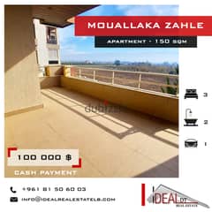 Apartment for sale in Mouallaka Zahle 150 SQM REF#AB16014 0