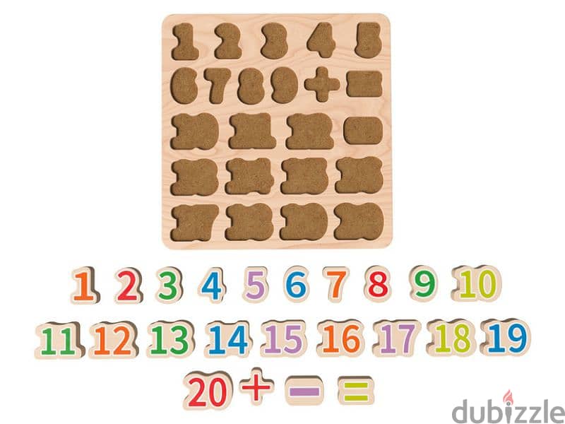 maths puzzle wood toy 1