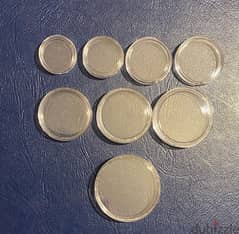 كبسولات لحفظ العملات المعدنية