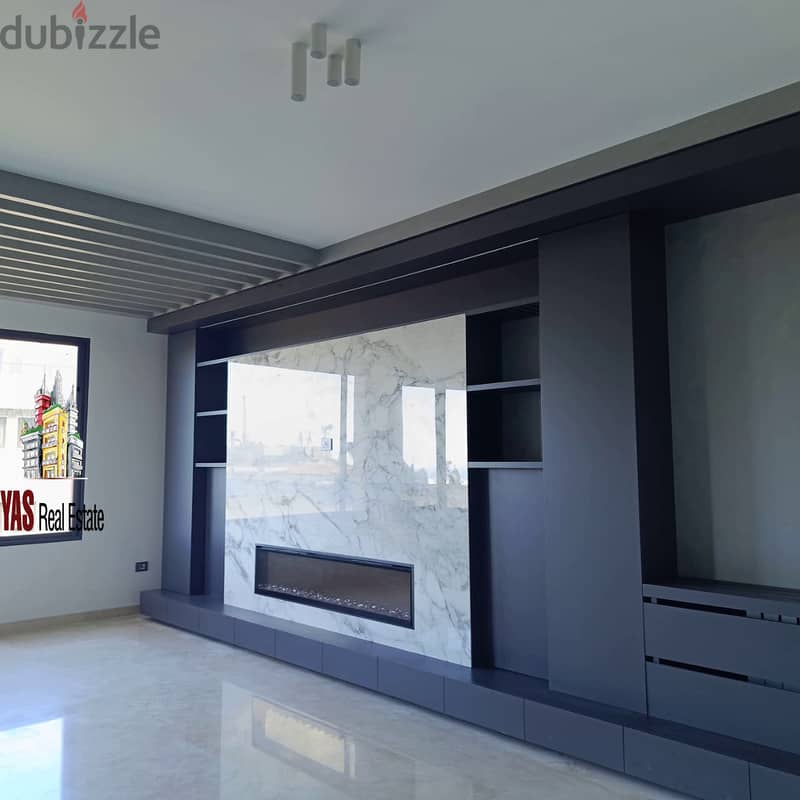 Baabda 260m2 | 60m2 Terrace | Upgraded | New | Equipped | 13