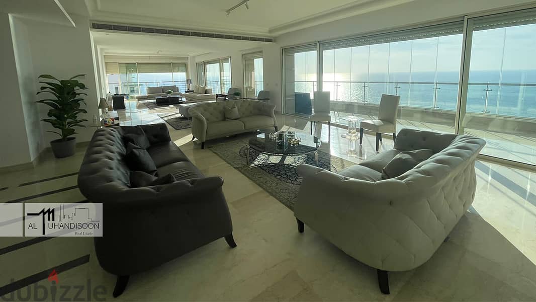 Luxurious Furnished Apartment for Rent Beirut, Sea view ,Rawche 2
