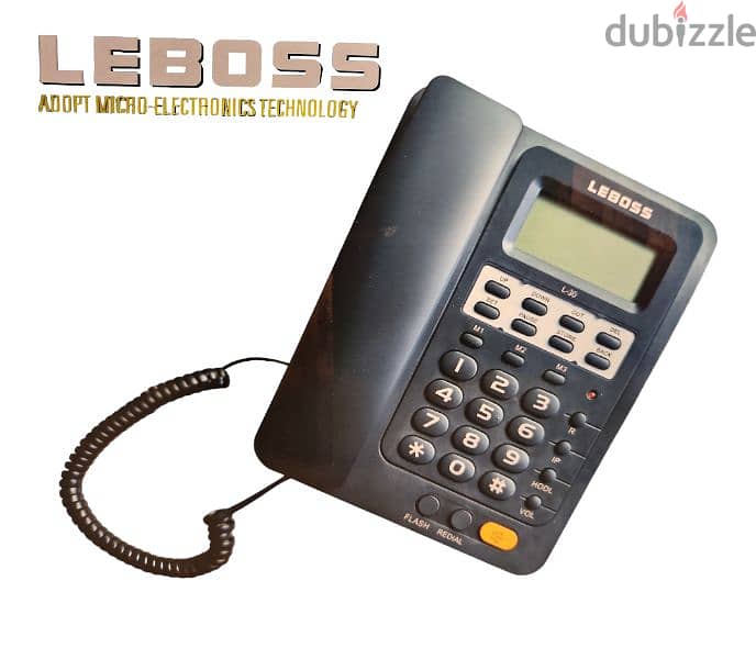 corded phone leboss with caller id 0