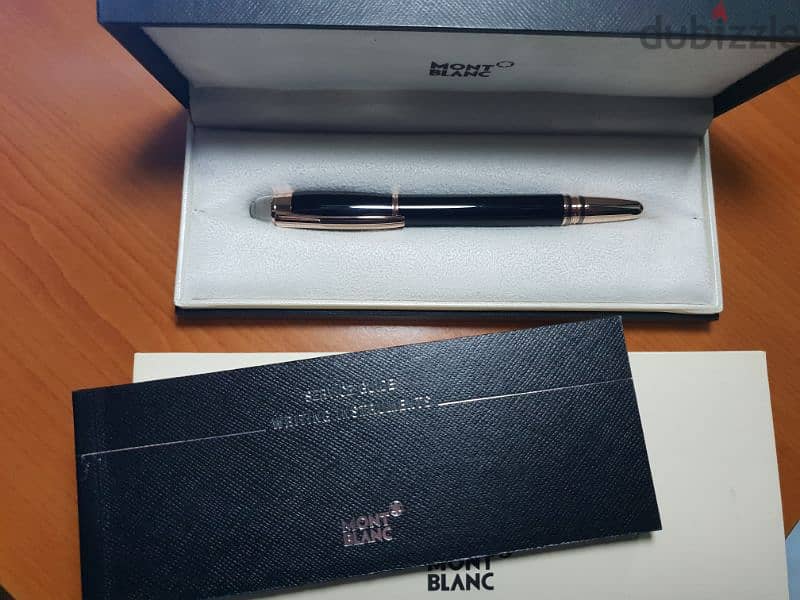 Mont Blanc StarWalker Rose Gold Plated Fountain Pen 1