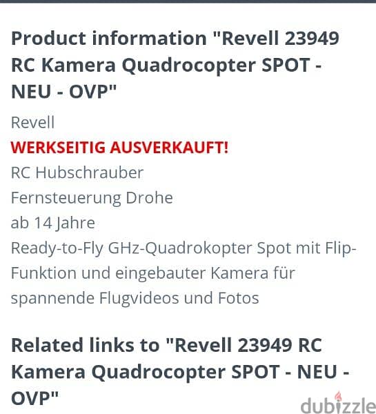 german store revell camera quadrocopter 2