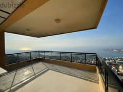 A furnished 230 m2 apartment+ open sea view for rent in Sahel Alma