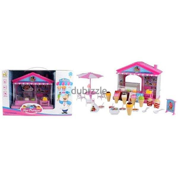 Ice Cream Toy Plastic Miniature Restaurant 0