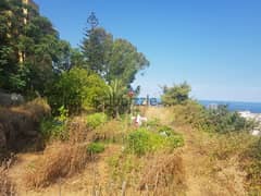 A 900 m2 land having an open sea view for sale in Aoukar 0