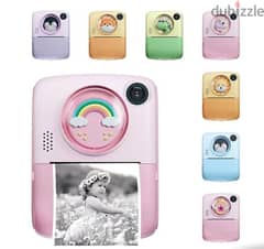Kids polaroid instant camera with printer for kids toy gift