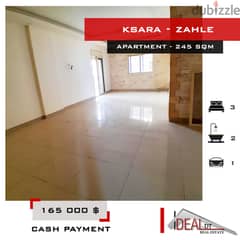 Apartment for sale in ksara zahle 245 SQM REF#AB16016