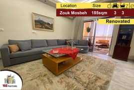 Zouk Mosbeh 185m2 | Renovated apartment | Open View | EL