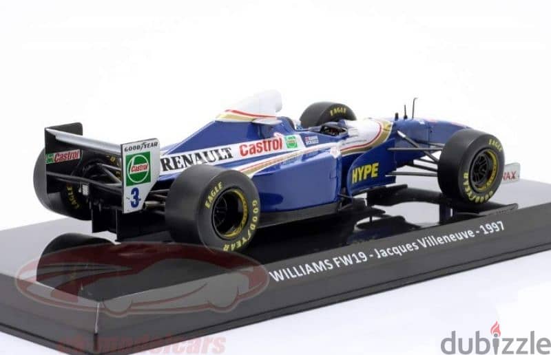 J. Villeneuve Williams FW19 (1997) diecast car model 1:24. 3