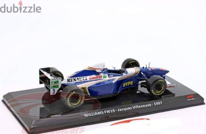 J. Villeneuve Williams FW19 (1997) diecast car model 1:24. 4