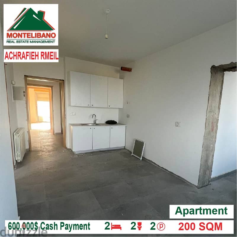 600,000$ Cash Payment!! Apartments for sale in Achrafieh Rmeil!! 1