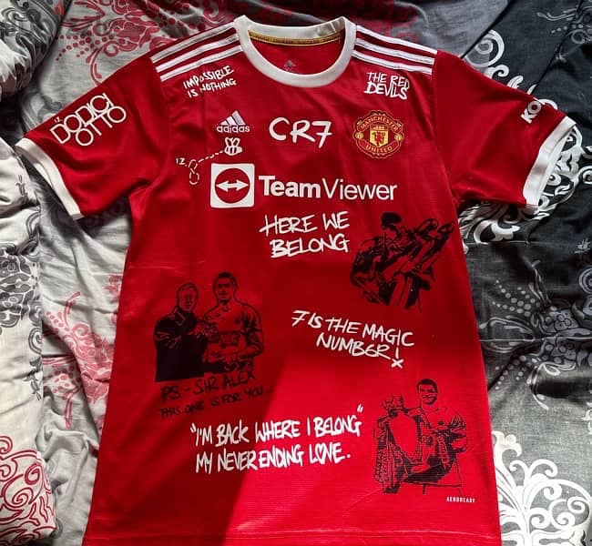 Manchester United Cr7 cristiano Ronaldo limited edition adidas jersey 4