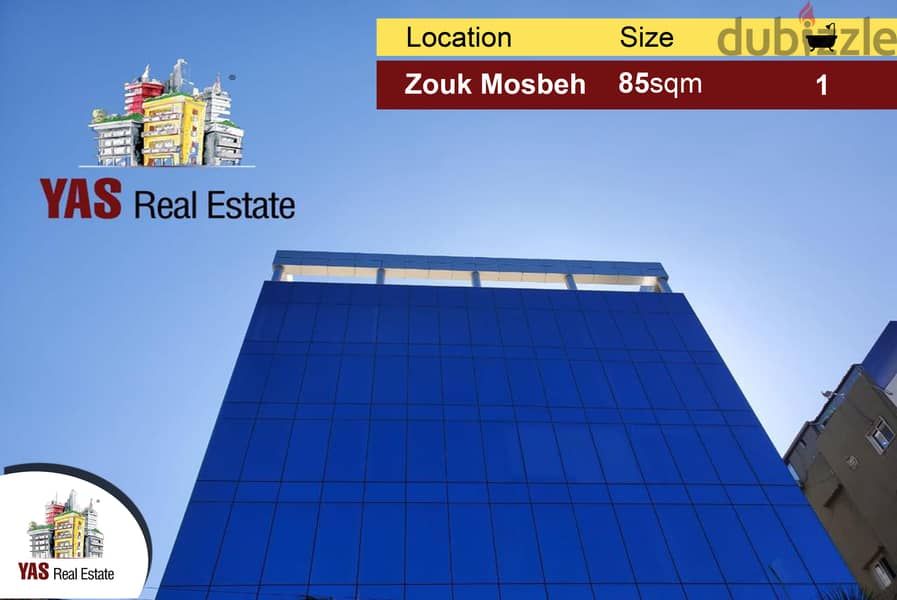 Zouk Mosbeh | Rent | 85m2 up to 380m2 offices | Kaslik Borders | 0
