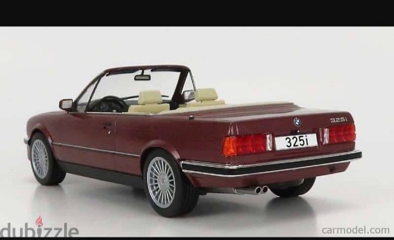 BMW 325i (E30) diecast car model 1;18. 2