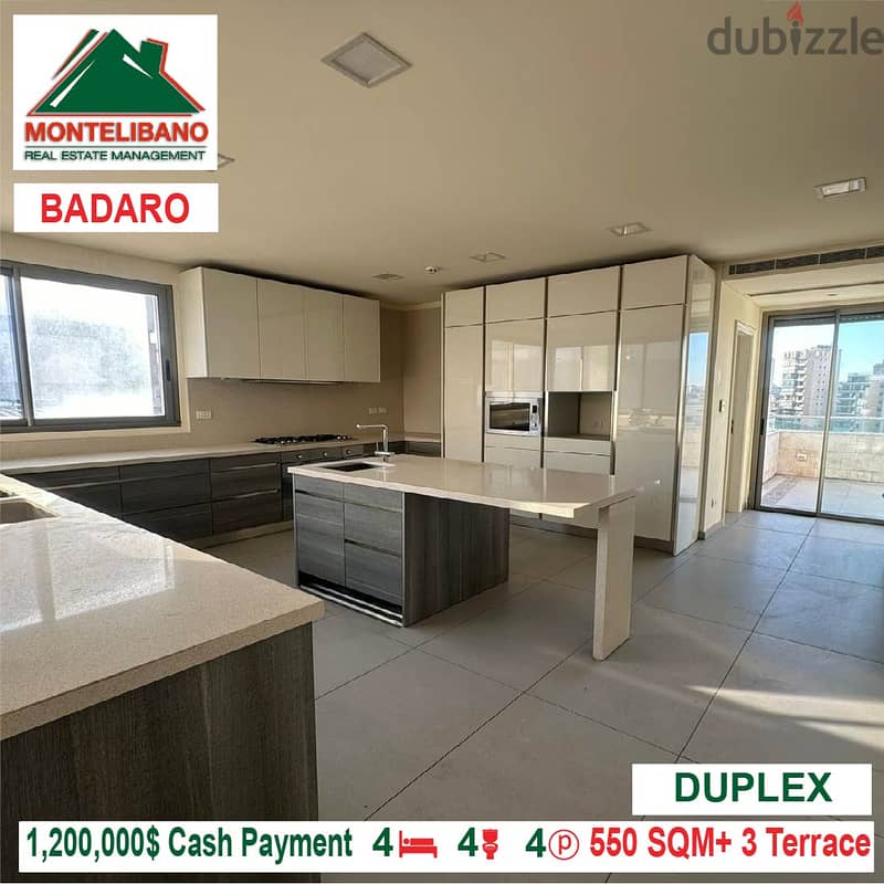 1,200,000$ Cash Payment!! Duplex for sale in Badaro!! 2