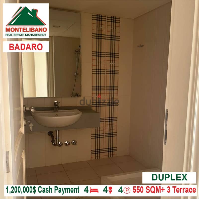 1,200,000$ Cash Payment!! Duplex for sale in Badaro!! 3