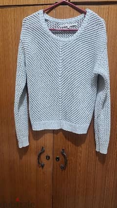 Rachel Roy mint green cotton knit top xs بلوزة سمال