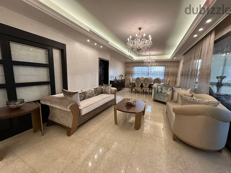 Luxury Furnished apartment for sale in Rawcheشقة مميزة مفروشة للبيع 2