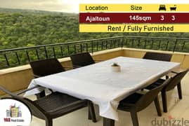 Ajaltoun 145m2 | 60m2 Terrace | Rent | Luxury | View | Furnished | DA
