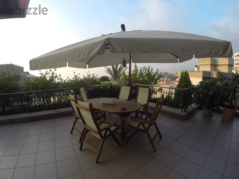 L08738-Apartment with Terrace in Rabieh for Rent 1