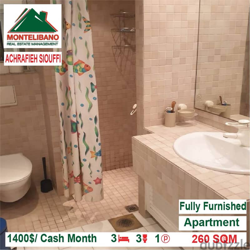 1400$/Cash Month!! Apartment for rent in Achrafieh Siouffi!! 3
