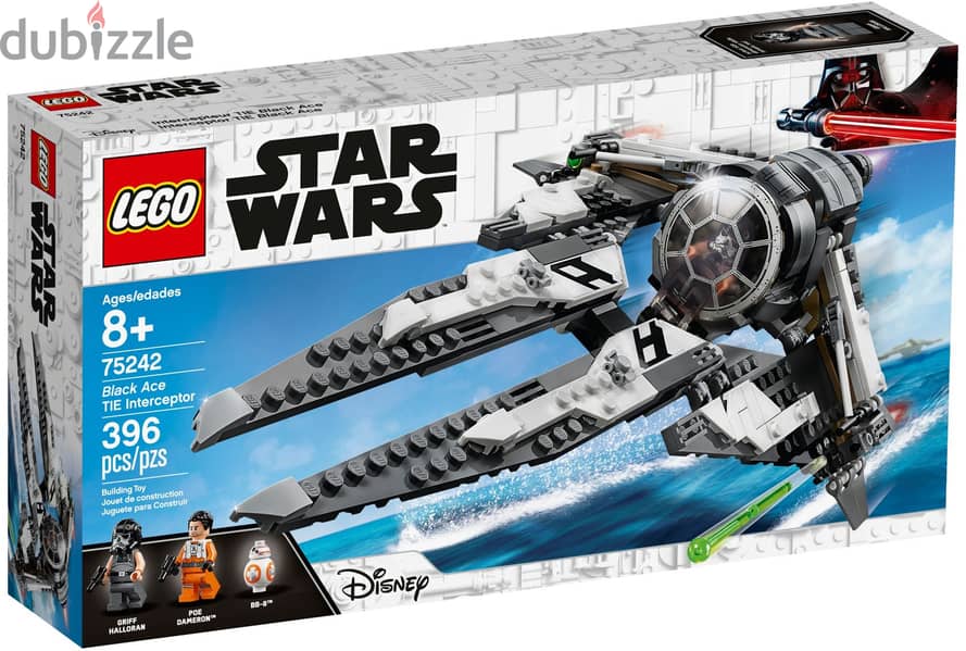 LEGO Star Wars 75242 Black Ace TIE Interceptor 1