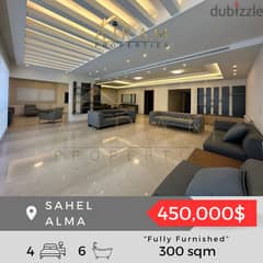 Sahel Alma | 300 sqm | Fully Furnished