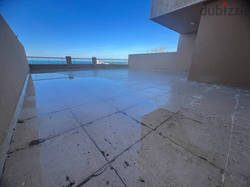 115 m2 apartment+120 m2 terrace+ open sea view for sale in Bouar 1