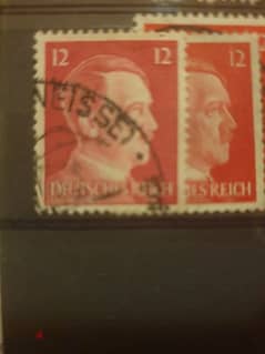 50 stamps Hitler head 0