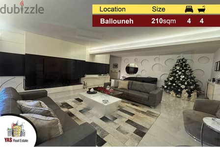 Ballouneh 210m2 | 140m2 Terrace | Super Upgraded | Catch |